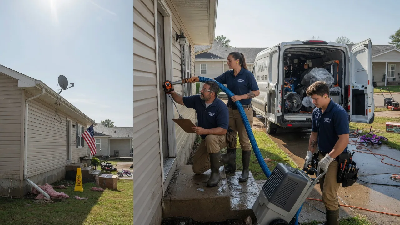 Ceiling Water Damage Restoration in Crown Point, IN near me
